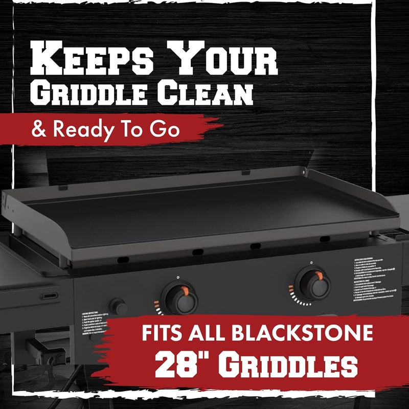 Kitchen perfection 28" Premium Silicone Griddle Cover Mat For Blackstone Griddle 28 Inch - Hermetic Protection From Rust & Debris All Year, Fits All Blackstone 28 Inch Models - Food Grade Silicone - Image 5